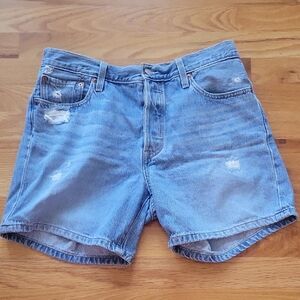 Levi's Classic Blue 501 Premium Denim Shorts
